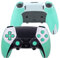 Controller Griff für PS5,Textured Skin Kit, für PS5DualSense/Edge rutschfest, schweißabsorbierend Controller Griffe, Knöpfe (Normal-Mintgrün, PS5Edge)