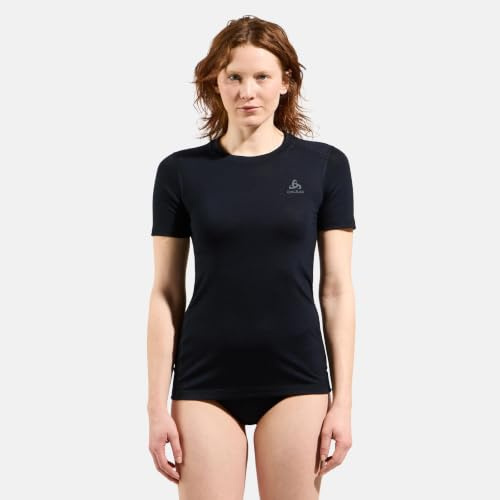 Odlo Damen Merino 160 Bl Crew Neck T-Shirt Kurzarm Unterhemd Funktionsunterhemd
