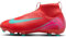 Nike Jr. Mercurial Superfly 10 Academy Botas de fútbol de Perfil Alto MG niño/a pequeño/a, Soccer Shoe, Ember Glow/Aurora Green, 38 EU