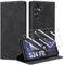 Guisessy Handyhülle für Samsung Galaxy S24 FE 5G Hülle Leder und 2 Schutzfolie, Premium Klappbar Flip Wallet mit Magnet Kartenfach Standfunktion Schutzhülle für Samsung S24 FE, Schwarz