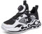 IFIKK Ragazzi scarpe da basket per bambini sneakers suola spessa antiscivolo bambini scarpe sportive bambino ragazzi cestino formatore scarpe, At001, 37 EU