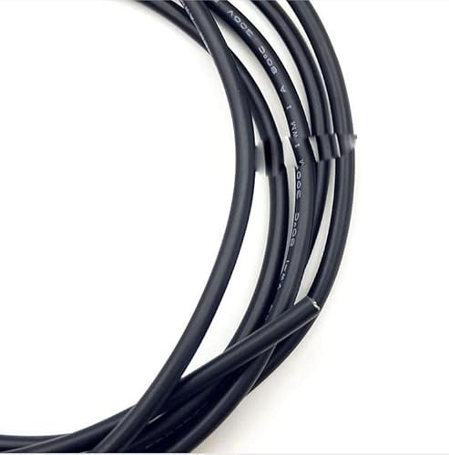 10M Sheathed Wire Cable 28 26 24 22 20 18 16 AWG Copper Signal Cable 2 3 4 5 6 7 8 10 Core Soft Electronic Audio Wire UL2464(Black 16AWG,4Cores)