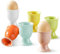WoRuyKot 6 Piezas Hueveras de Porcelana, Hueveras de Cerámica Coloridas, 6 Colores para Mezclar y Combinar, Hueveras de Porcelana Multicolor para Cualquier Mesa de Desayuno