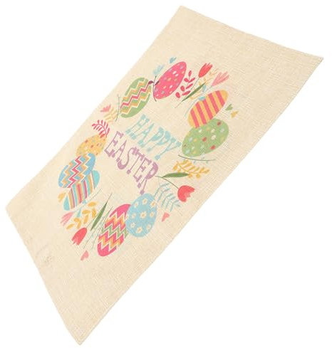 KONTONTY Dekoratives Gartenbanner Aus Polyester-stoff Osterthema-flagge Für Außenpartydeko Fresh Schön