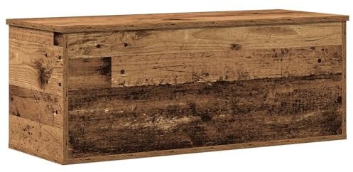 vidaXL Caja de Almacenamiento Madera Vieja 90x35x35 cm de Madera Ingenierizada