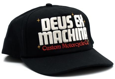 Deus Ex Machina Drop Down Cap Black