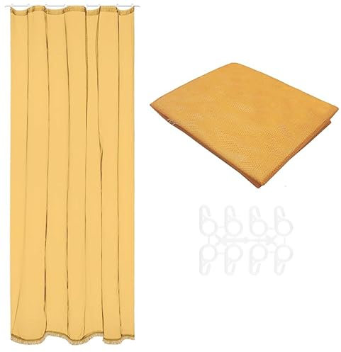 GX GARGIX Tenda Zanzariera telo mosche porta balcone finestre moschiera (Cap/Giallo)