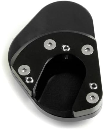 Für Husqvarna 701 Supermoto 701 Enduro 701 Supermotor 2016-2018 1190 Adventure 2013 Motorrad Seitenständer Vergrößern Kickstand Extension Plate Pad(Schwarz)