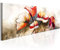 murando - Bilder Mohnblumen 135x45 cm Vlies Leinwandbild 1 tlg Kunstdruck modern Wandbilder XXL Wanddekoration Design Wand Bild Panoramabild - Blumen Natur wie gemalt b-A-0340-b-a