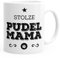 MoonWorks Kaffee-Tasse Stolze Pudel Mama Pudel Besitzerin Hundebesitzerin weiß 325 ml