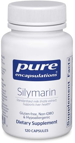 Pure Encapsulations Silymarin, 120 Capsules