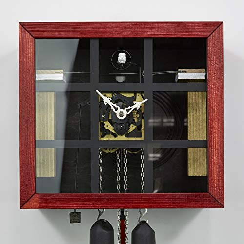 Haus der 1000 Uhren Kuckucksuhr - Modern - Mechnischer Antrieb - 8-Tages-Uhr - handgefertigt - Echtholz - 2 Jahre Garantie