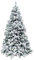 XONE Albero di Natale Kettinson Slim 150cm - Innevato e Folto
