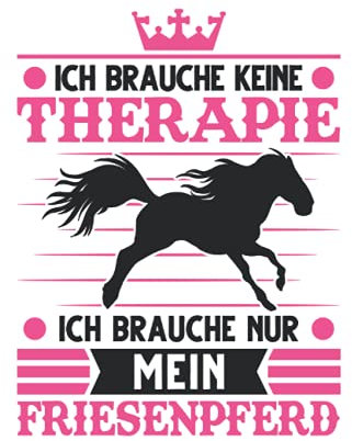 Friesenpferd Tagesplaner: Friesenpferd Therapie Friese Pferd Reiterin / Kalender 2022 / Wochenplaner Tagesplaner Planer / Planungsbuch To-Do-Liste / 6x9 Zoll / 100 ausfüllbare Seiten