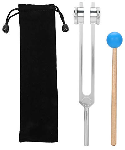 126,22Hz Stimmgabel, Aluminiumlegierung Frequenz Stimmgabel, Yoga Entspanne den Körper Stress und Beschwerden abbauen Meditation Stimmenergiegabel mit