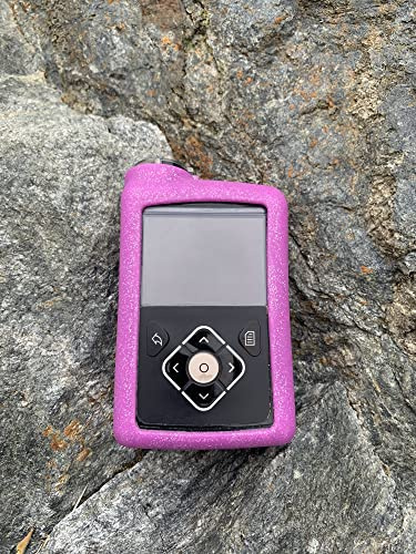 Protective Silicone Gel Cover - Purple Glitter for Medtronic 640G, 670G, 780G