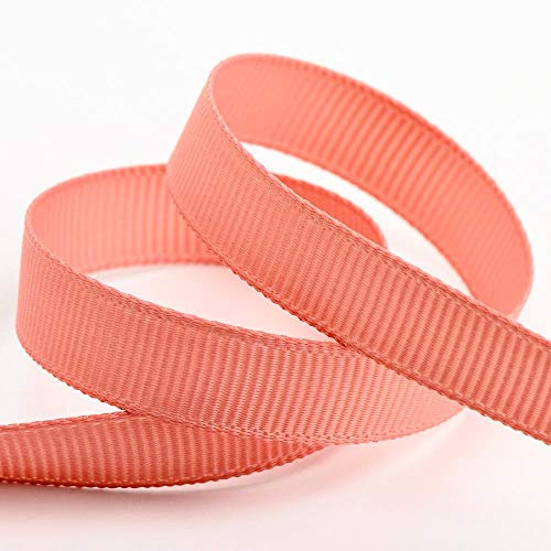 Italian Options Grosgrain Ribbon, 10mm x 10 Metre Roll, Rose Gold