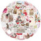 Vintage Aufkleber, Sticker Aesthetic für Wasserflaschen, Scrapbooking, Laptops,Wasserfeste Vinyl Aufkleber für Kinder Mädchen Jugendliche (Rosa)