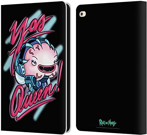 Head Case Designs Offizielle Rick and Morty Yas Königin! Grafiken Für Staffel 5 Leder-Wallet-Hülle Kompatibel mit Apple iPad Air 2 (2014)