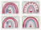 Handwärmer Taschenwärmer Sets Fingerwärmer, gegen kalte Hände im Winter (4er Set Regenbogen)