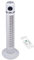 JUNG TV26 Ventilator leise mit Fernbedienung & Timer 74cm weiss, 40W, ENERGIESPAREND, 75° Oszillation, Lüfter Standventilator für Schlafzimmer, Lautstärke max 48dbA, 3 Stufen
