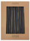 pajoma® Stabkerzen Schwarz-Matt 10 Stück - Höhe 25 cm ø 2,2 cm | Brenndauer 7 Stunden, Premium Qualität - einfarbige Spitzenkerzen