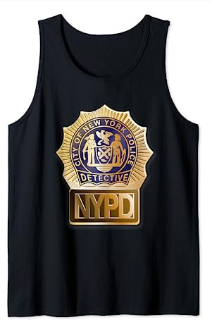 Placa de policía de Nueva York Camiseta sin Mangas