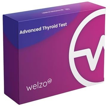 Welzo Advanced Thyroid Health Testing Kit | Underactive Thyroid Testing at Home | TSH Home Blood Test for Hypothyroidism Test Kit | Home Testing | Personalized Report | Results in 48hrs