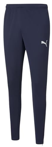 PUMA teamRISE - Pantaloni da Allenamento da Uomo, Taglia M, Colore: Blu Pavone
