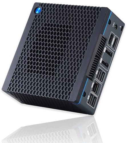 Sharevdi Mini PC di 11a generazione, In-tel Core i5 1145G7 fino a 4,40GHz Win 11 Pro 16GB RAM DDR4 512GB SSD, 8K Quattro Display Mini PC Desktop WiFi5 Bluetooth4.2 Piccolo PC per ufficio/casa/azienda