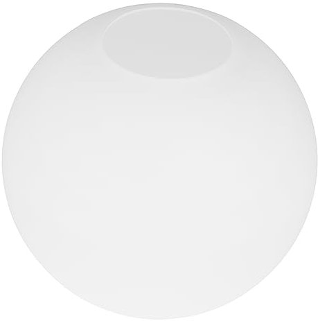 CHILDWEET Milky White Glass Globe Lampshade Replacement Spherical Lamp Shade Cover for Table Lamp Chandelier Accessory 18CM