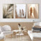 Pampasgras Leinwand bilder 3er set,Moderne Boho style Poster,Beige Pampas Wild Schilf Wandbilder,Home deko Bilder für Wohnzimmer Schlafzimmer Flur, Ohne Rahmen (Style-5,40x60cmx3pcs)