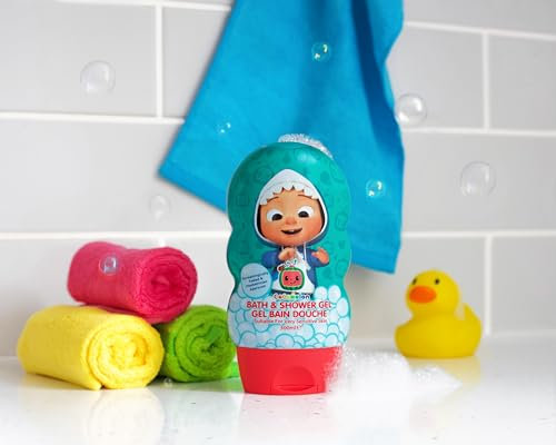 CoComelon Children's Bath & Shower Gel - Suitable for sensitive skin - Paediatrician Approved - Kids Bubble Bath
