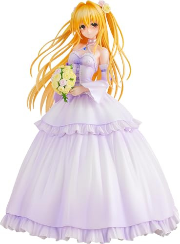 Kadokawa to Love-Ru Darkness Statuette PVC 1/7 Golden Darkness Wedding Dress Ver. 23 cm
