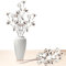 SEHAUSEU Baumwolle Zweig 6 Stück Baumwollblüten Natürliche Getrocknete Blumen Künstliche Dekoblumen Weiss Kunstblumen Trockenblumen für Vasen Hochzeit Zimmer Party Deko