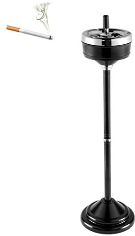 FFTDCYHT Standaschenbecher Für Den Außenbereich, Moderner Verstellbarer Standaschenbecher Mit Deckel, Abnehmbarer Standaschenbecher Mit Deckel, Terrasse, Frische Zigarrenaschenbecher