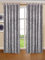 Mh Bedding Store ltd Ring Top/Eyelet Curtains Crushed Velvet Fully Lined Pair Curtain Beautiful Textured Door WIndow Curtains (Silver, 90 x 90 (228 x 228 cm))