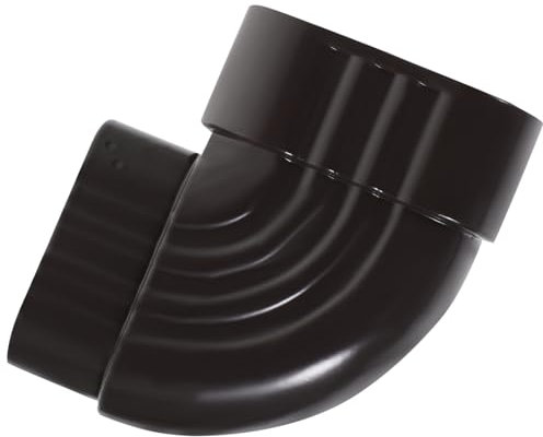 KONTONTY Fallrohr-kniestückadapter Dachrinnen-abflussverbinder Fallrohr-90-grad-adapter Aluminiumlegierung-fitting Wasserumlenkung-entwässerungssystem