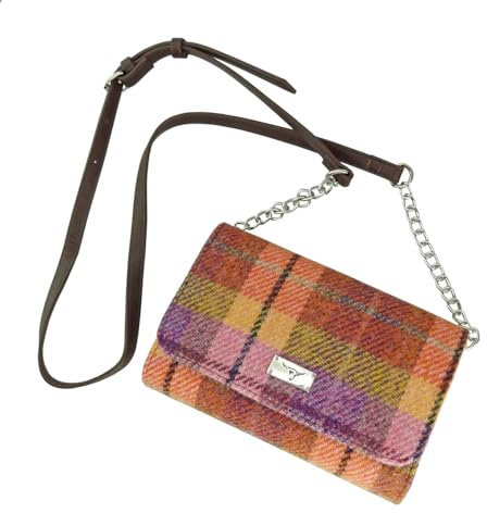 Glen Appin Harris Tweed 'Strathy' Wallet Shoulder Handbag