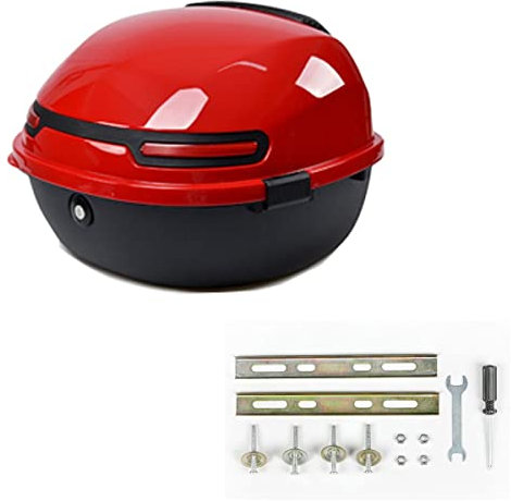 DMMFTERL Motorradzubehör 32 Liter Monokey Topcase Motorradkoffer Helmgepäck Heckbox mit Sicherheitsschloss Motorrad Topcase (Farbe : C)