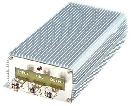 OURNXI 24V zu 12V 85A 100A Step Down DC DC Spannungswandler 24V-12V Buck Modul 1200W Auto Solar Power Versorgung(24V to 12V 100A)