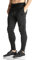 BROKIG Gym Sporthose Herren Lang Eng, Baumwolle Lang Jogginghose Trainingshose Herren mit Verdecktem YKK Reißverschluss (Schwarz,S)