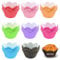 RETON 600 pirottini per cupcake a forma di fiore a forma di petali, per muffin, pirottini di carta colorata per compleanni, Pasqua, matrimoni, feste, decorazioni (colori assortiti)