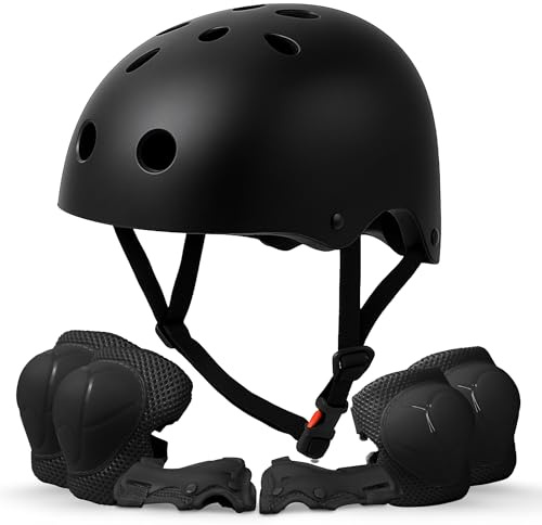 KAYMAN Kids Bike Helmet age 3 to 12, Adjustable Safety Gear for Boys and Girls, Suited to Scooter, Cycling, Skateboard & Roller Skating - Protection for Boys & Girls