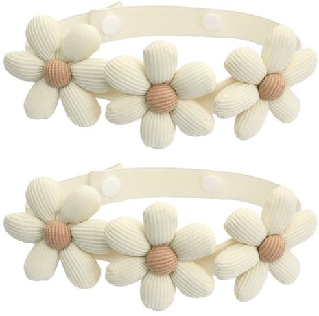 2 alzapaños de cortinas de flores para el hogar, soporte elástico para cortinas, correas ajustables, cortinas de cuerda para habitación de los niños, paquete de alzapaños de cortina, color beige de