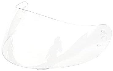Motociclo Visiera for casco, visiera for casco antigraffio anti-UV for motocicletta, visiera di ricambio for casco da moto AGV K3/K4, lente integrale (blu)(Transparent)