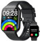 Smart Watch for Men Women Answer/Make Calls, 1.96 HD Touch Screen Fitness Watch with Heart Rate/Sleep Monitor/Step Counter, 113+ Sports Activity Trackers, IP68 Waterproof Smartwatch for Android/iOS