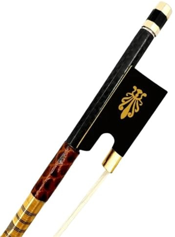 Handgefertigte Geigenbögen 3 stücke Carbon Fiber Violine Bogen 4/4 Bogen Haar Gerade Ebenholz Frosch