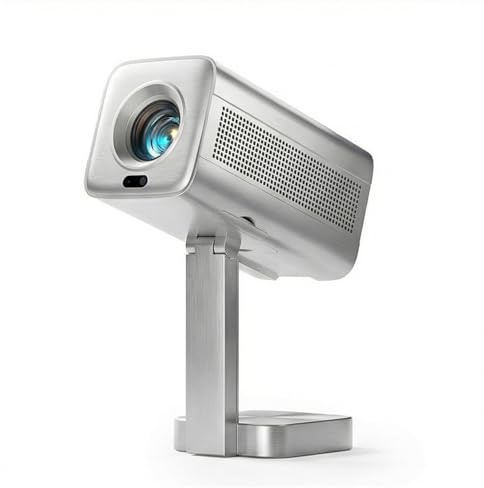 Mini Projector, VOPLLS Upgraded 1080P Full HD 14000L Video Projector Portable Outdoor Home Theater Movie Projector, 50% Zoom, Compatible with HDMI, USB, AV, Smartphone/Tablet/Laptop/PC/TV Box