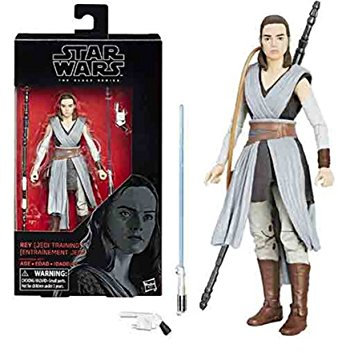 Star Wars Hasbro The Black Series – Rey (Jedi Training) – Figurine Articulée 15 cm